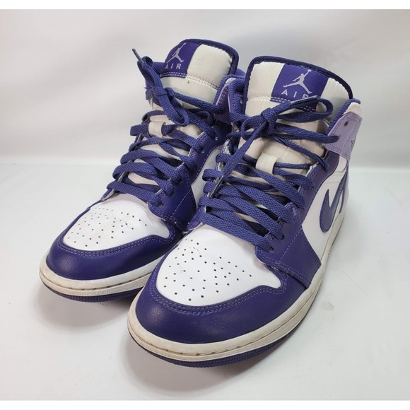 Jordan Other - Nike Air Jordan 1 Mid Sky J Purple Men Sz 8 Basketball Sneakers DQ8426-515